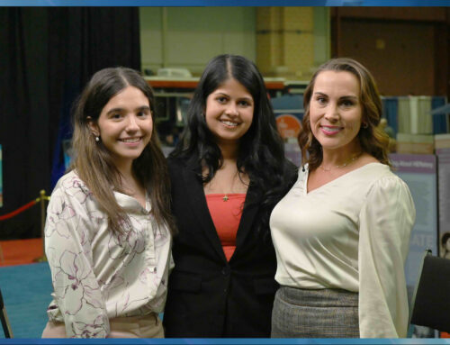 NJEA Student Panelists discuss their experience with the Nobel Peace Prize Laureate