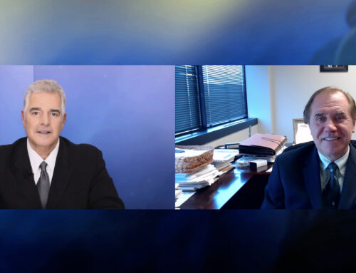 Assembly Speaker Craig Coughlin examines the state budget and property tax relief